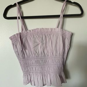 Ruffle Tank Top w/ Ties